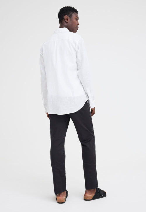 Jac+Jack Levy Linen Shirt - White